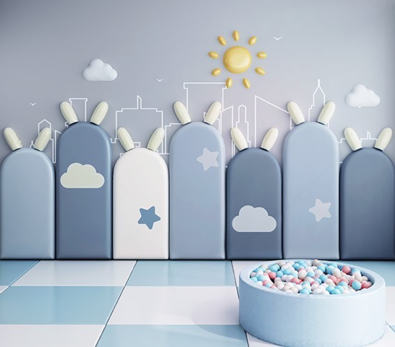 兔子星星雲防撞牆貼