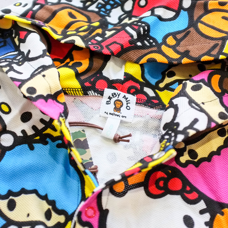 【車庫服飾】SANRIO CHARACTERS X BABY MILO ALL SAFARI HOODIE ROMPERS 嬰兒 連體衣 連身衣 包屁衣