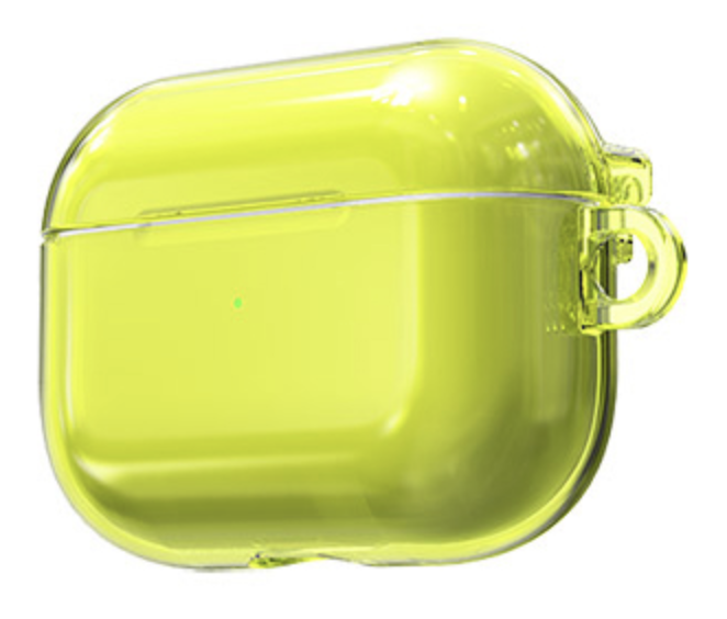 AirPods Pro 韓國製 araree Nu:kin 透明螢光黃 硬身保護殼（香港行貨）