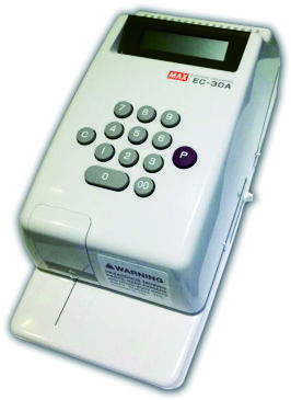 MAX EC30A 電子支票機