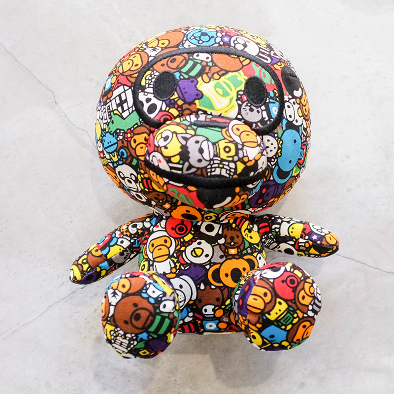 【車庫服飾】A BATHING APE BABY MILO ALL SAFARI SOFT TOY 早期 老品 猴子 布偶