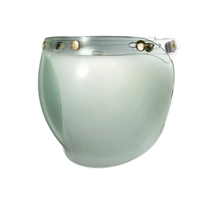 FETURE 銅製黃金色釦鐶PP風鏡 綠色 泡泡鏡片 三釦配件