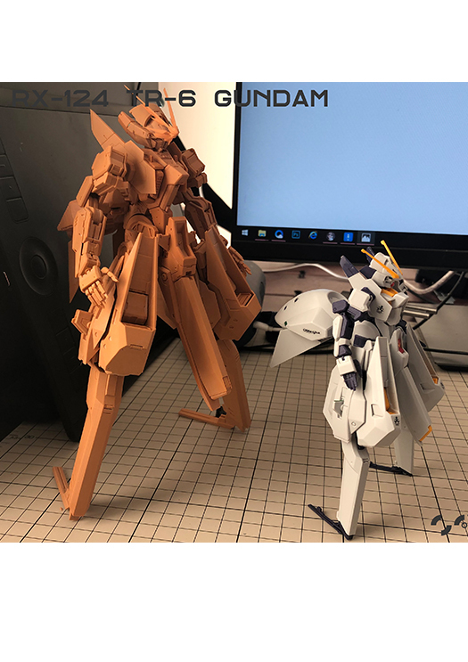 Stickler Studio 1/100 RX-124 Gundam TR-6 Woundwort