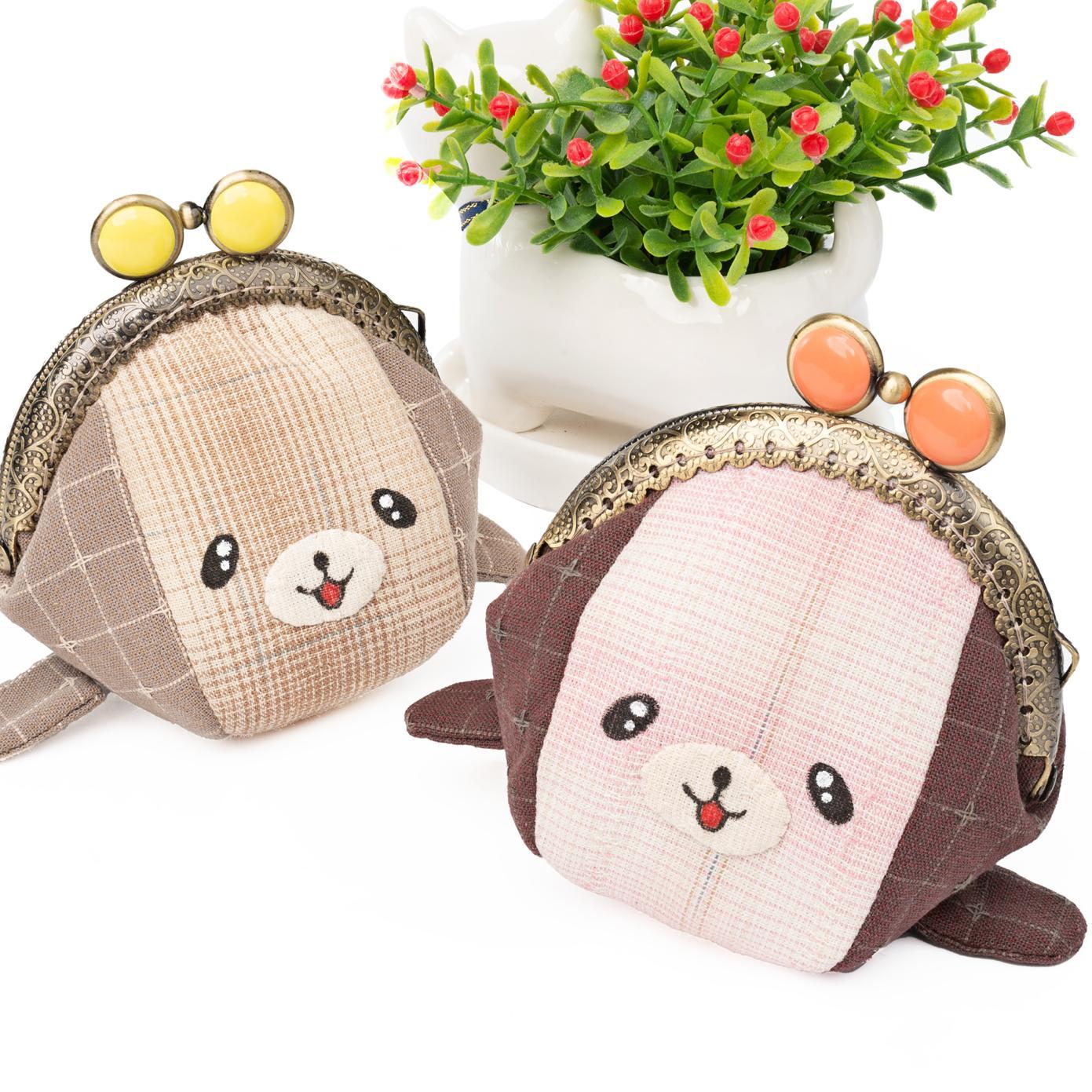 可愛動物口金包(材料包)/個