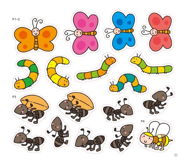 昆蟲王國-快樂玩貼紙