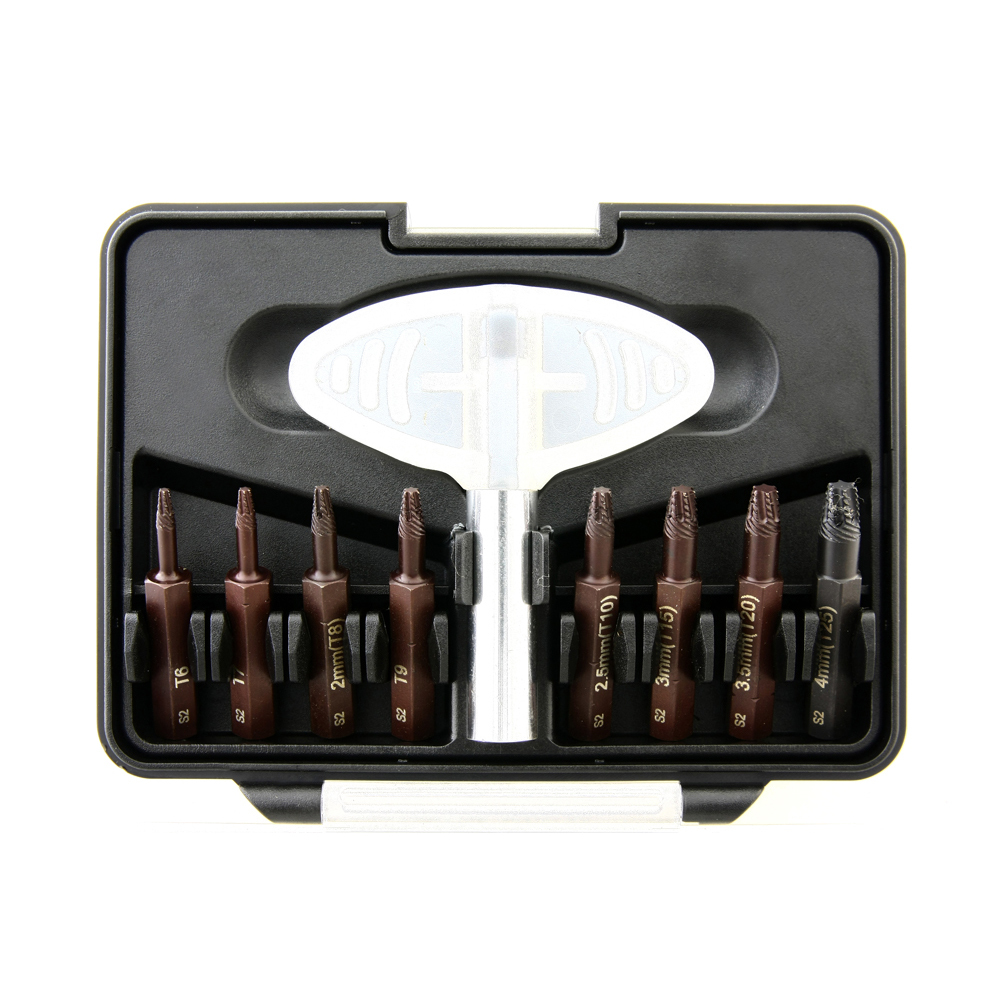 Tripeak Tool 9-pc Torx Plus Extractor Set For Remove Stripped Head Bolt #TT-B007