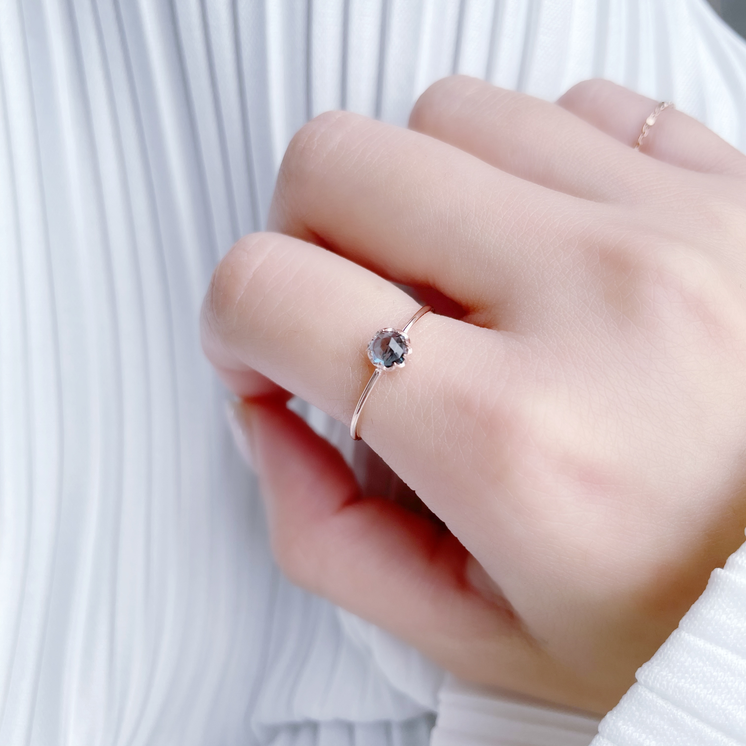 Castle Rosecut倫敦托帕石細戒