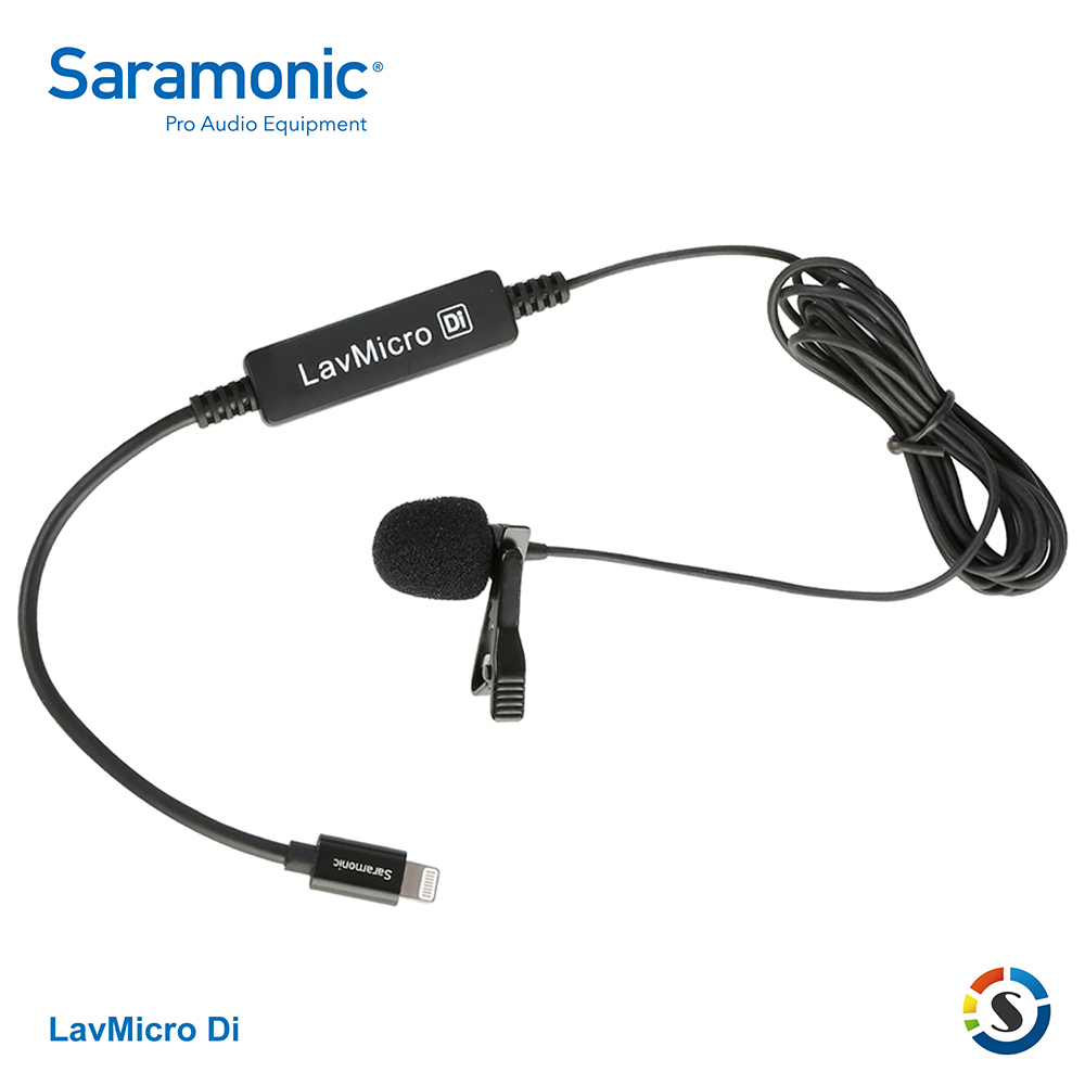 Saramonic楓笛 LavMicro Di 全向性領夾式麥克風(Lightning接頭)