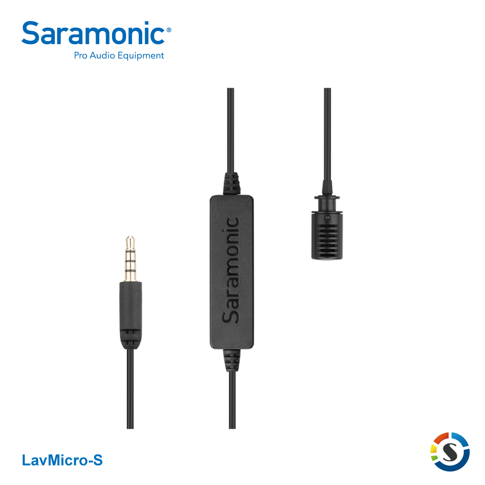 Saramonic楓笛 LavMicro-S 立體聲領夾式麥克風(3.5mm TRRS)