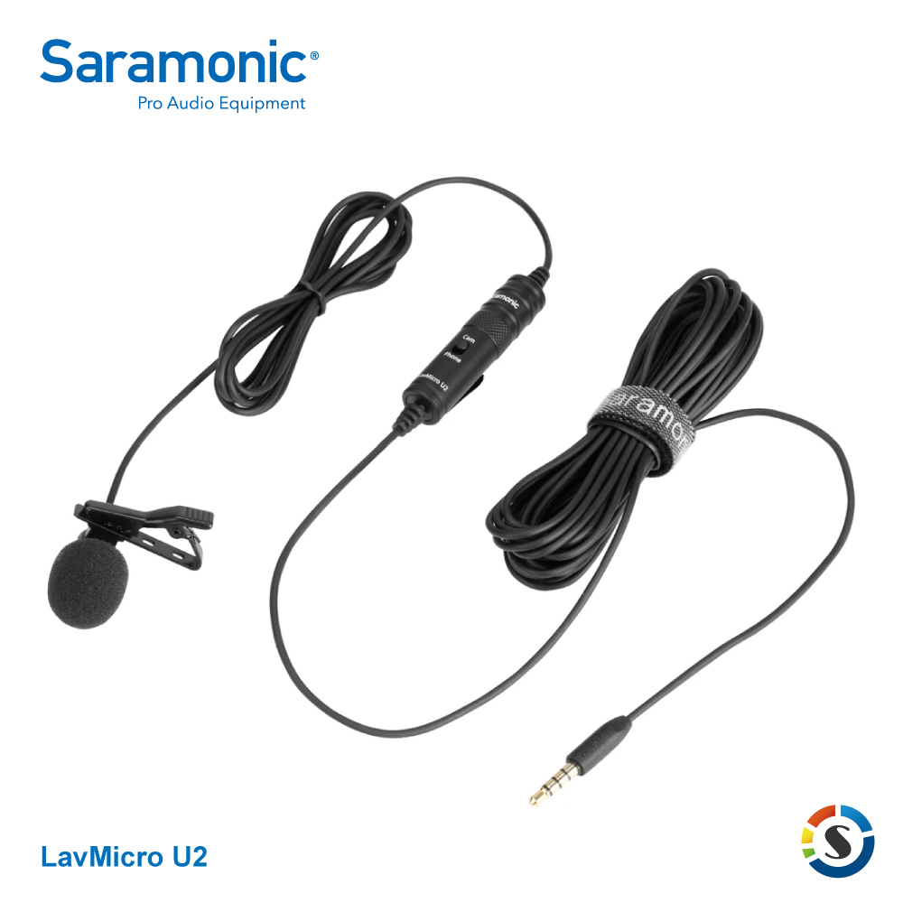 Saramonic楓笛 LavMicro U2 全向型領夾式麥克風(3.5mm TRRS)