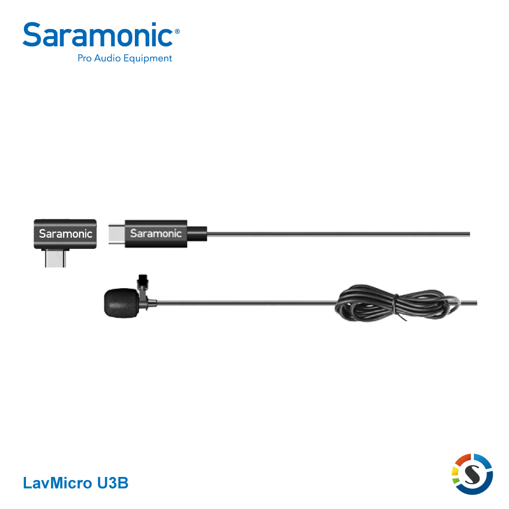 Saramonic楓笛 LavMicro U3B 全向型領夾麥克風(Type-C)