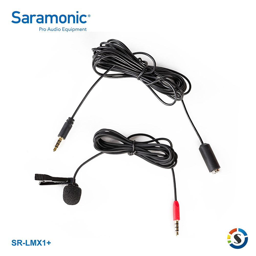 Saramonic楓笛 SR-LMX1+ 全向式夾麥克風(3.5mm TRRS)