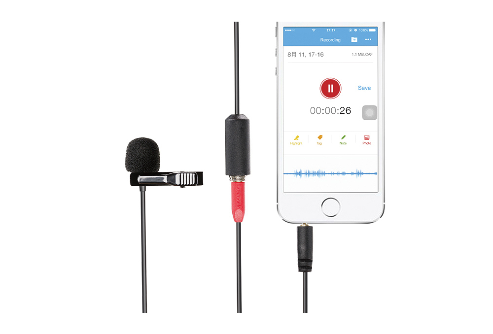 Saramonic楓笛 SR-LMX1+ 全向式夾麥克風(3.5mm TRRS)