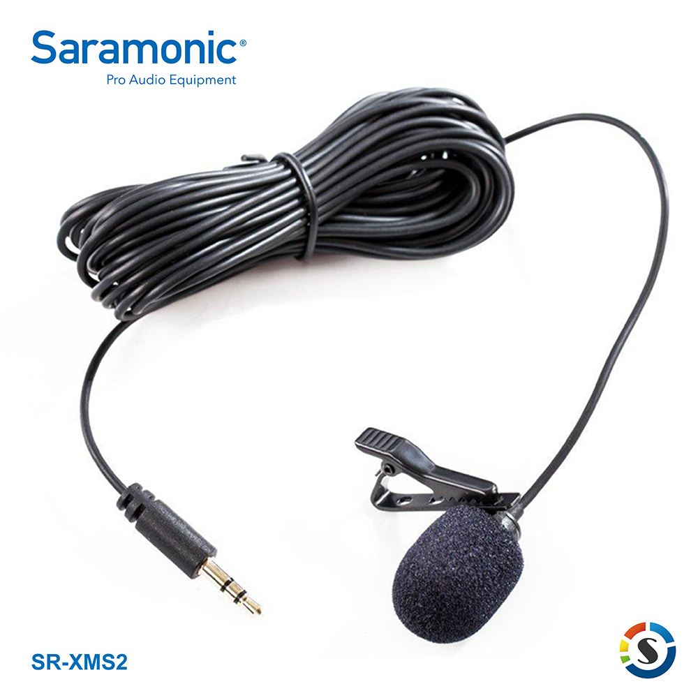 Saramonic楓笛 SR-XMS2 指向性電容式領夾式麥克風(3.5mm TRS)