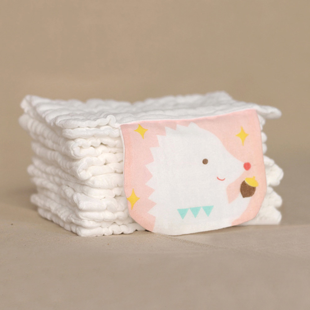 純棉六層水洗紗 寶寶吸汗背巾-加大款 38x26(9款)