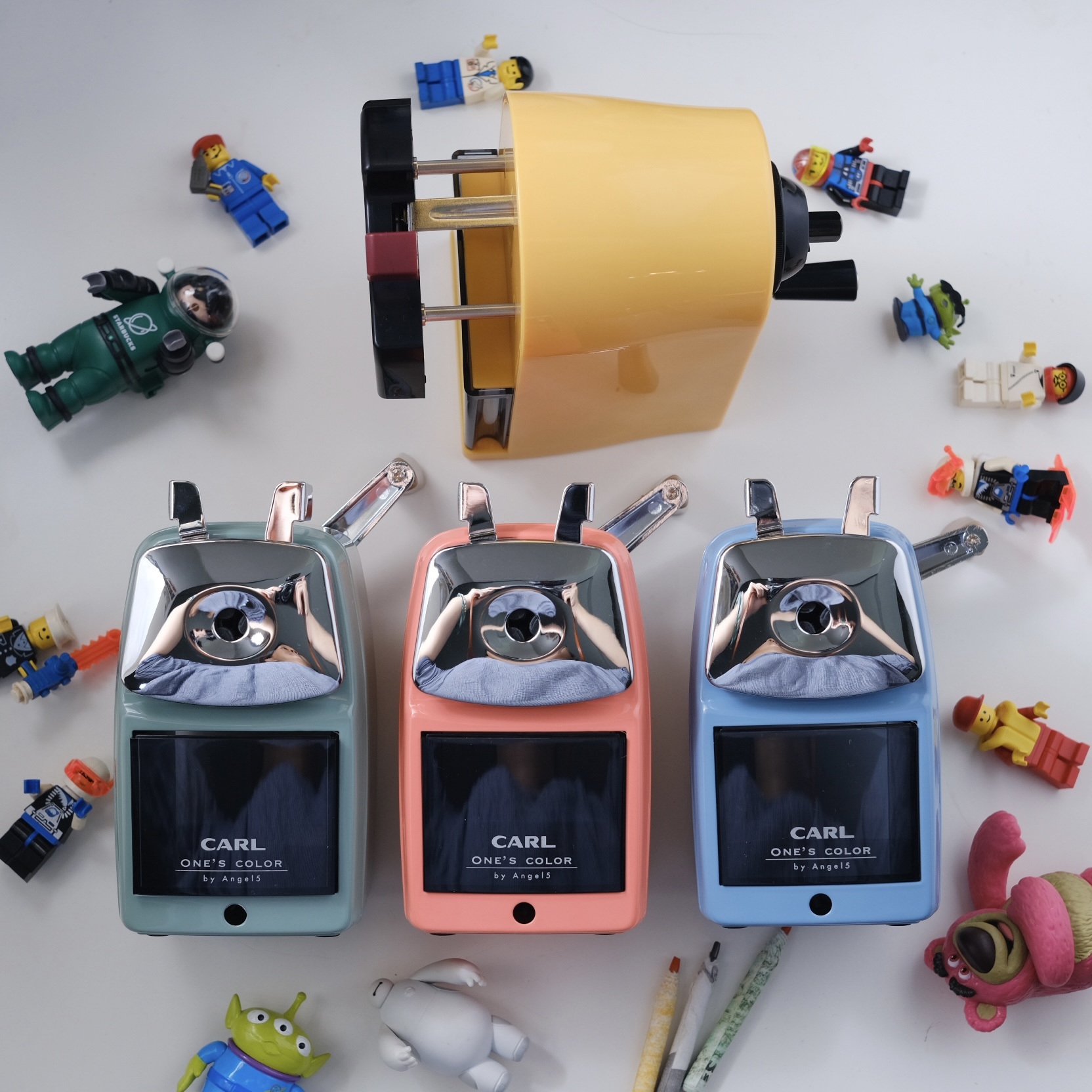 CARL 可調節筆尖削鉛筆機 Angel 5/大黃蜂 CMS-110