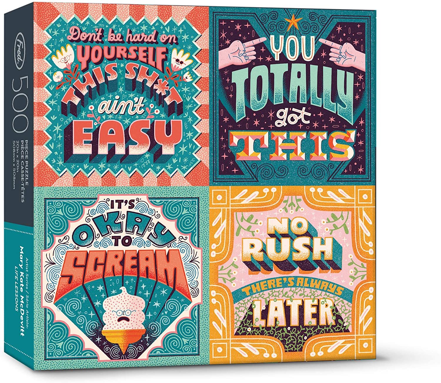 【FRED】人生課程 500片拼圖