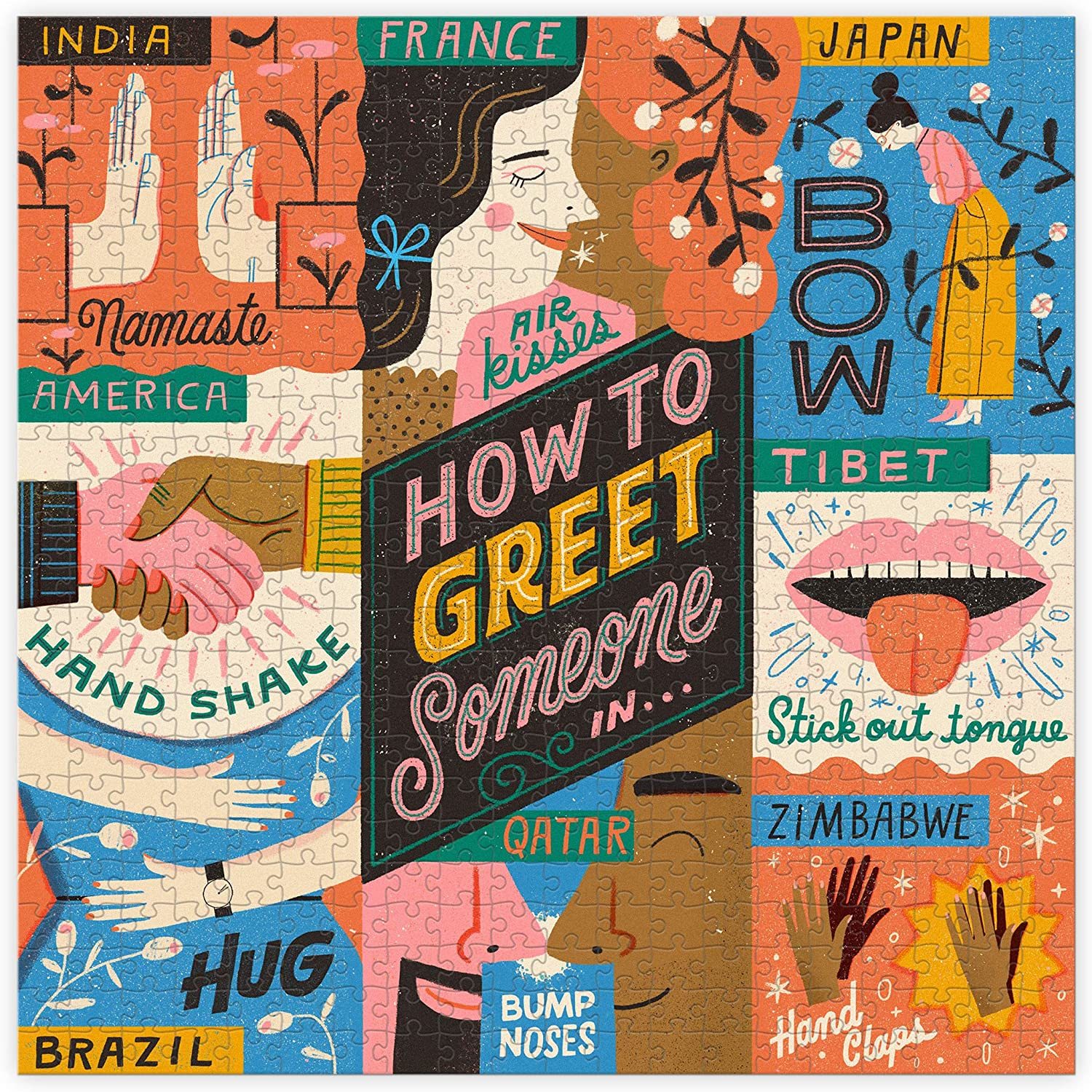 【FRED】如何打招呼 500片拼圖