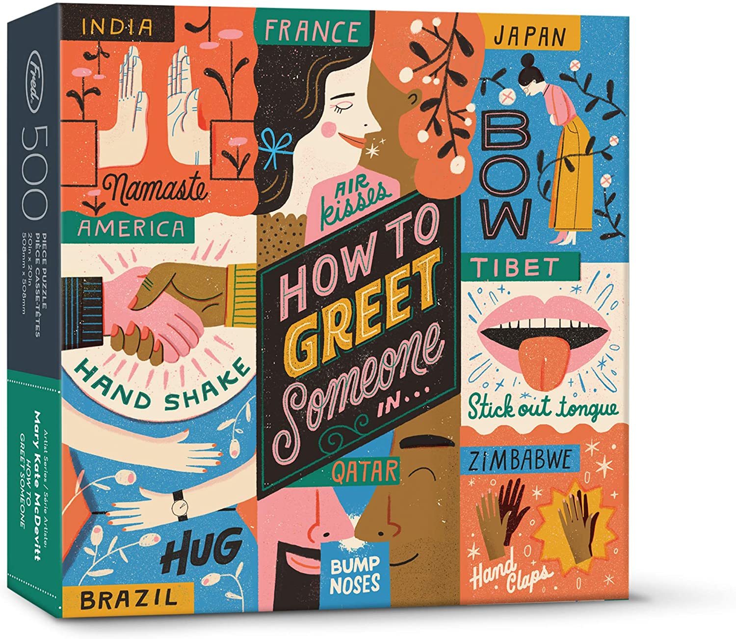 【FRED】如何打招呼 500片拼圖