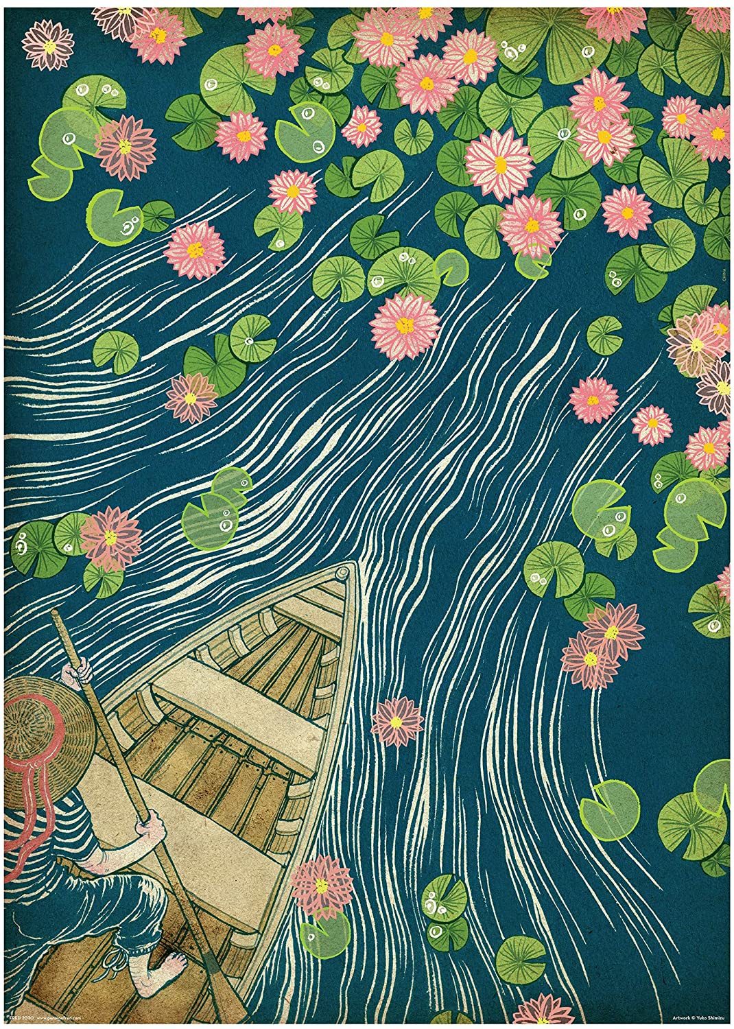 【FRED】睡蓮葉子探險家 1000片拼圖