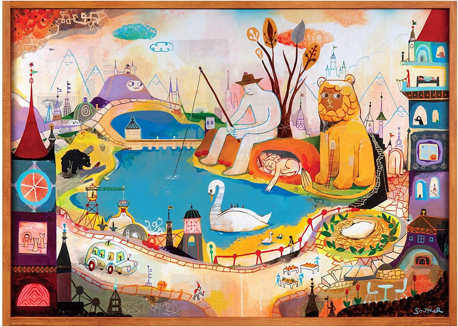 【FRED】獅子醒了 1000片拼圖