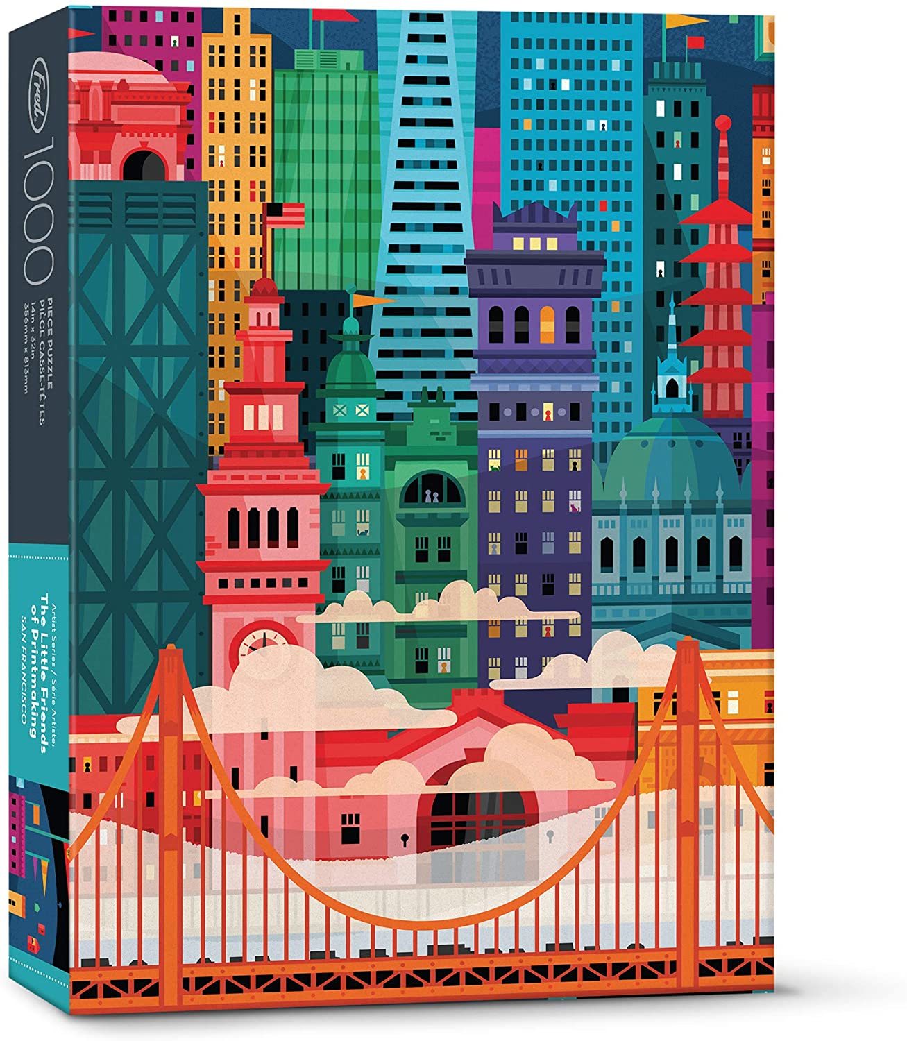 【FRED】舊金山 1000片拼圖