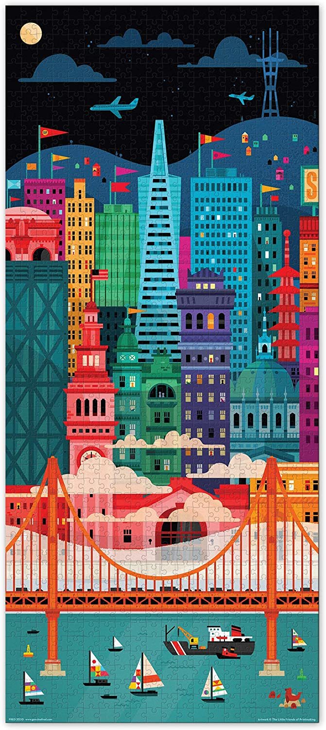 【FRED】舊金山 1000片拼圖