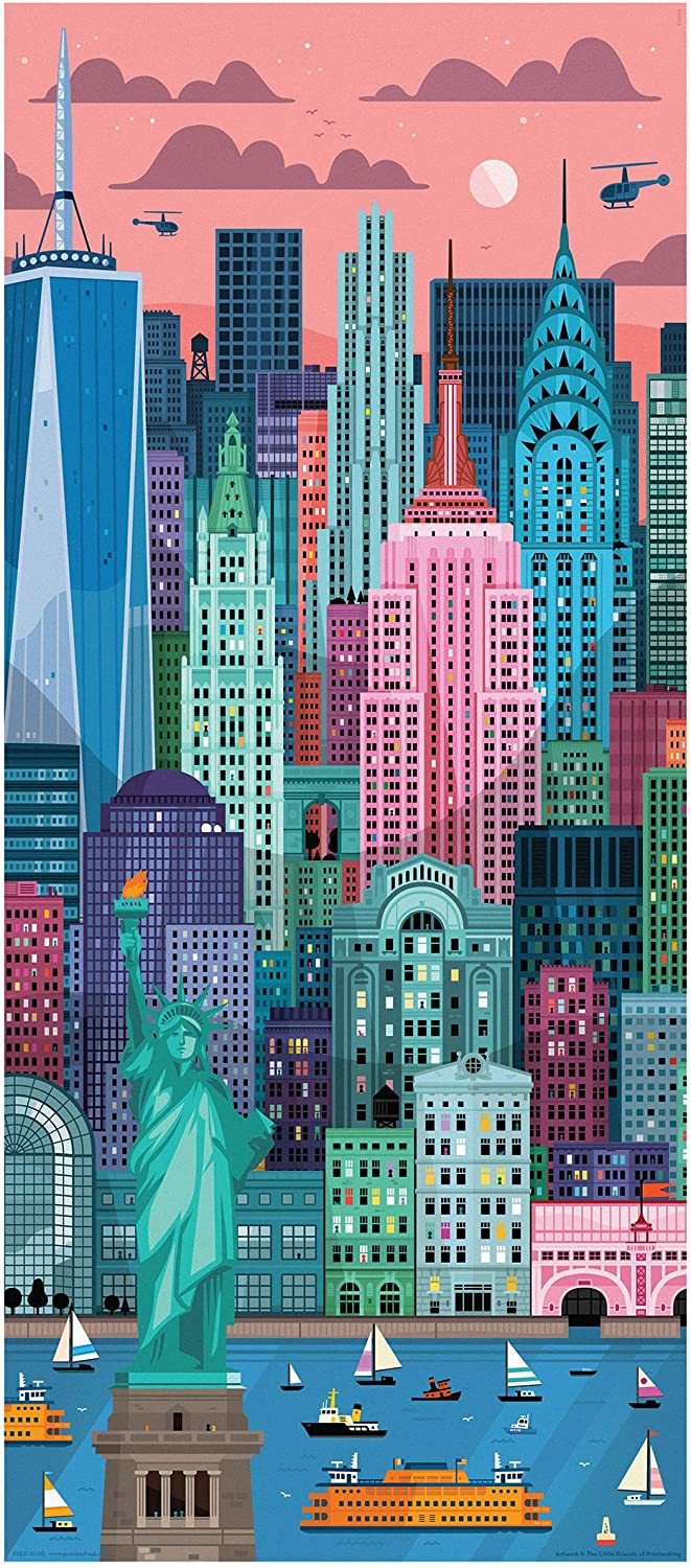 【FRED】紐約 1000片拼圖