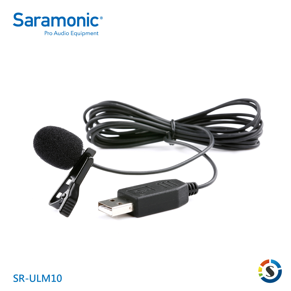 Saramonic楓笛 SR-ULM10 全向型電容式領夾麥克風(USB)