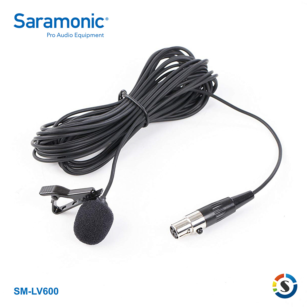 Saramonic楓笛 SM-LV600 全向性電容式領夾式麥克風(Mini XLR)