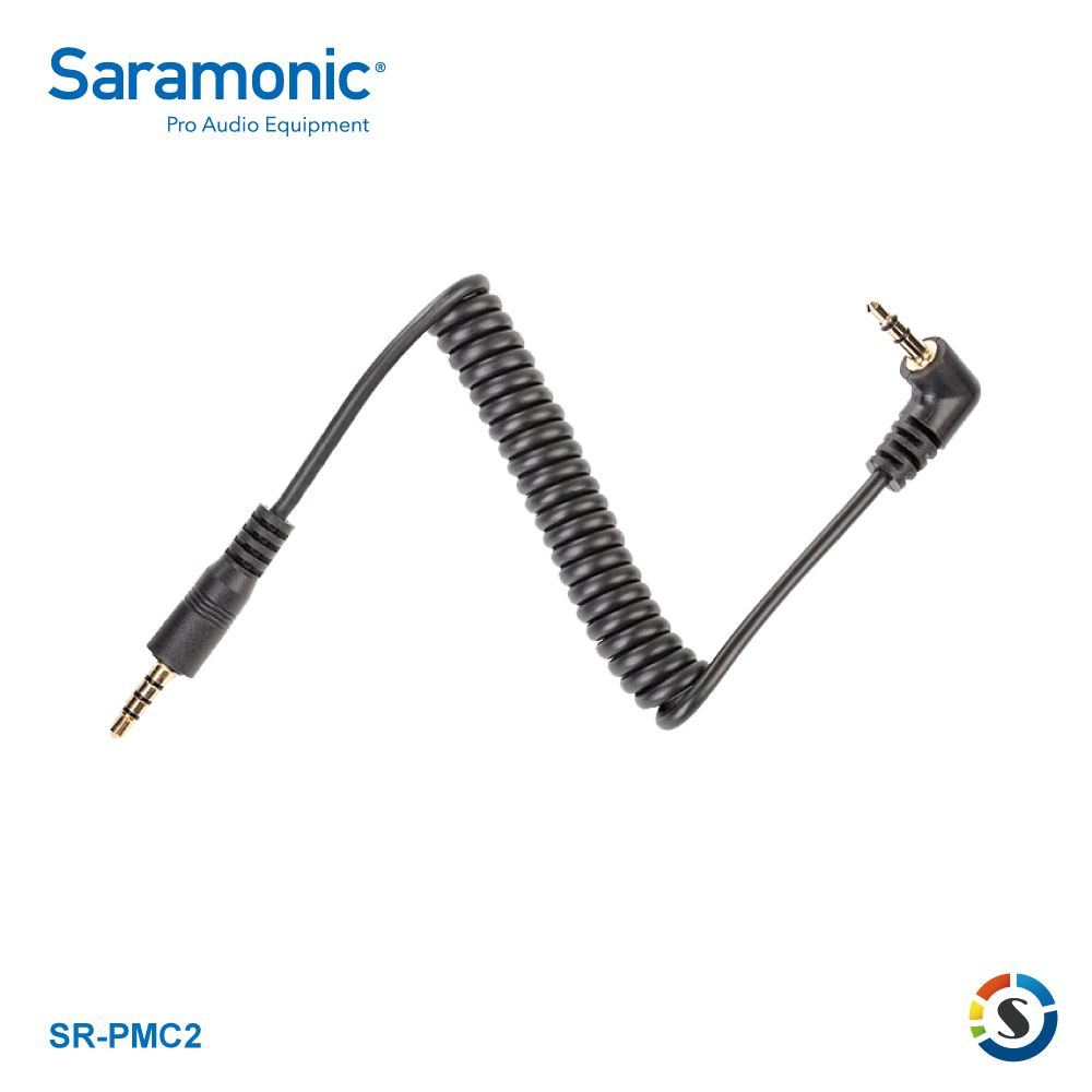 Saramonic楓笛 SR-PMC2 麥克風轉接線(3.5mm轉3.5mm)