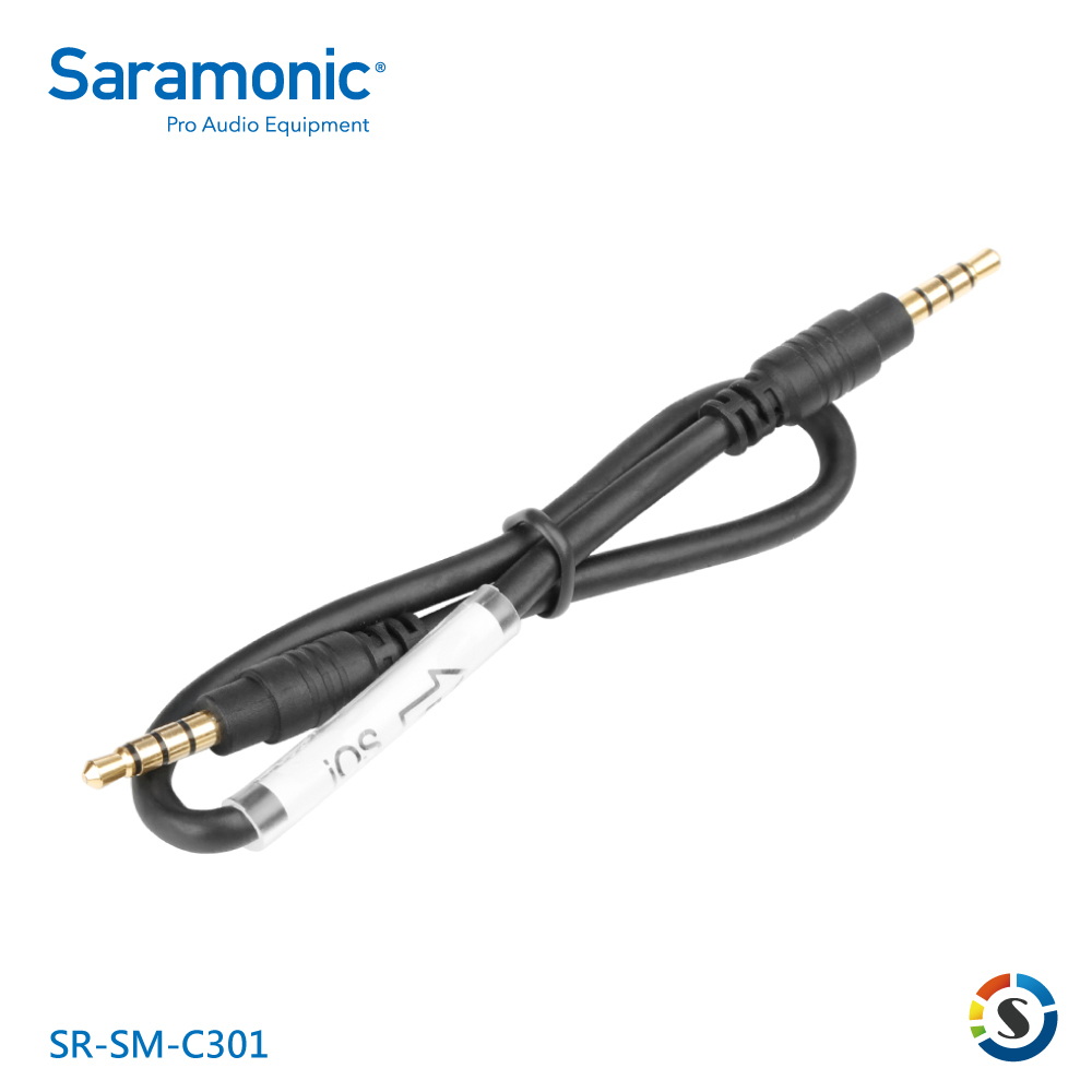 Saramonic楓笛 SR-SM-C301 音源轉接線(3.5mm轉3.5mm)