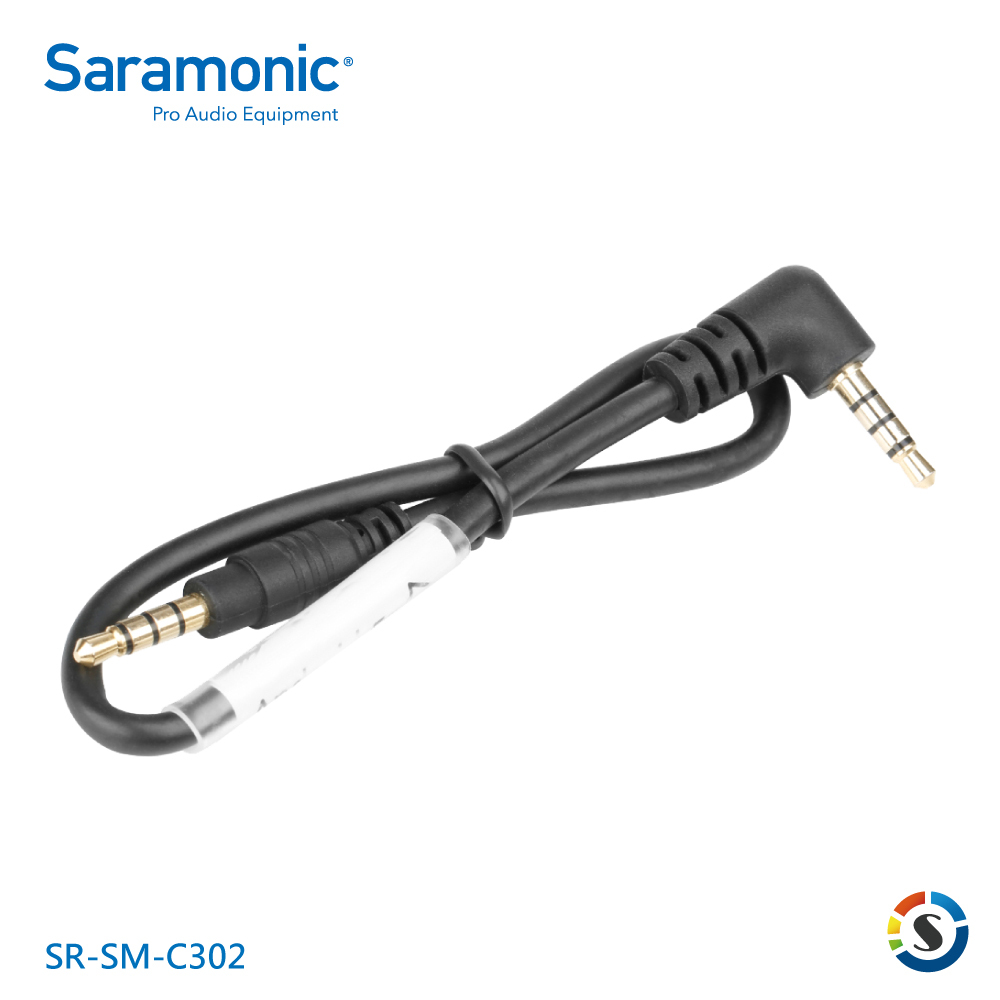 Saramonic楓笛 SR-SM-C302 音源轉接線(3.5mm轉3.5mm)
