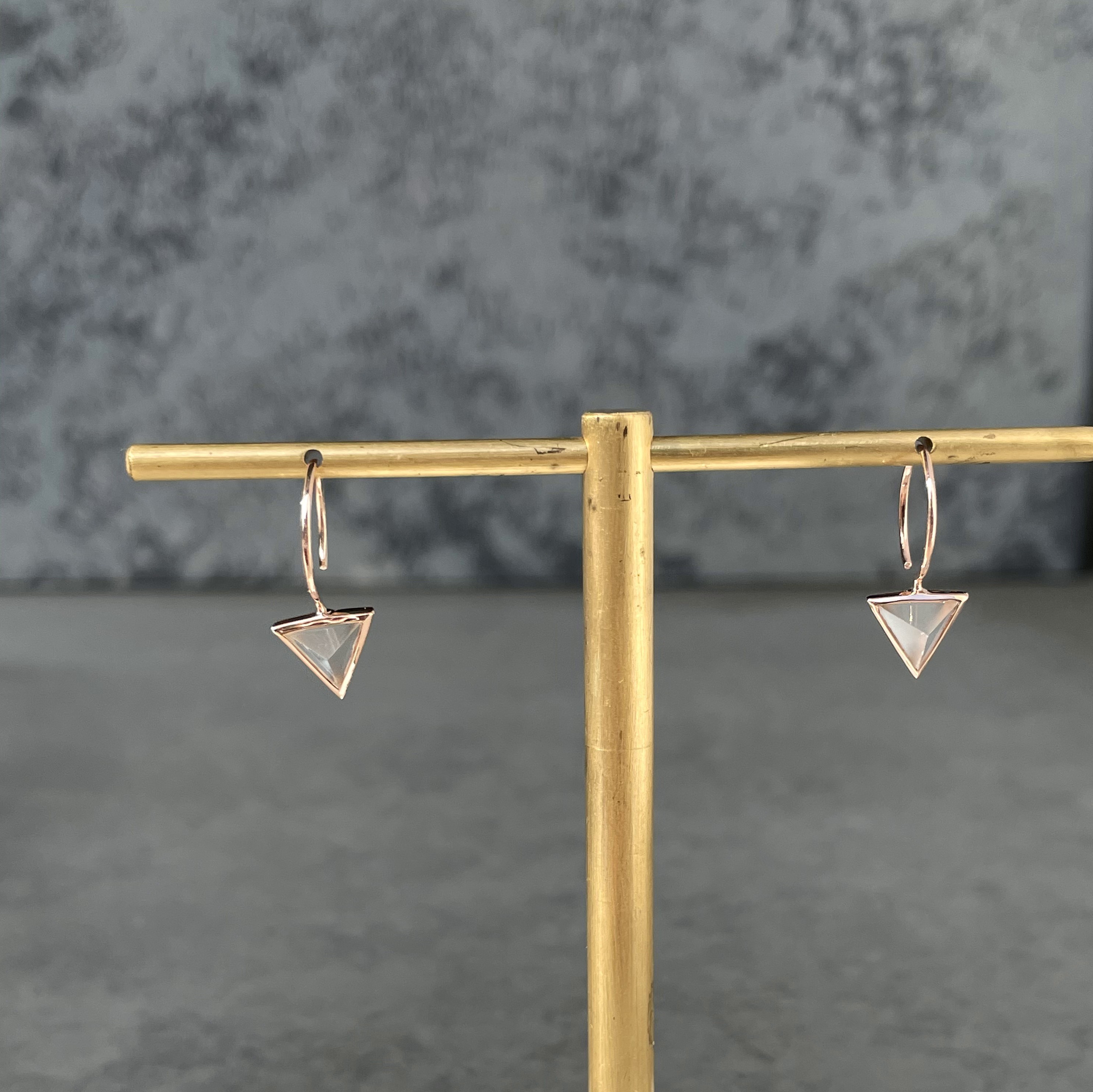 pyramid銀月光耳勾