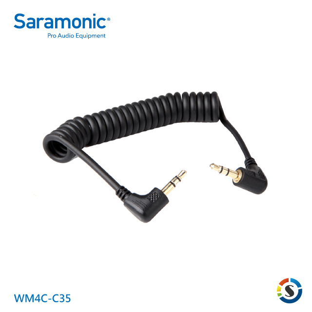 Saramonic楓笛 WM4C-C35 輸出轉接線(3.5mm轉3.5mm)