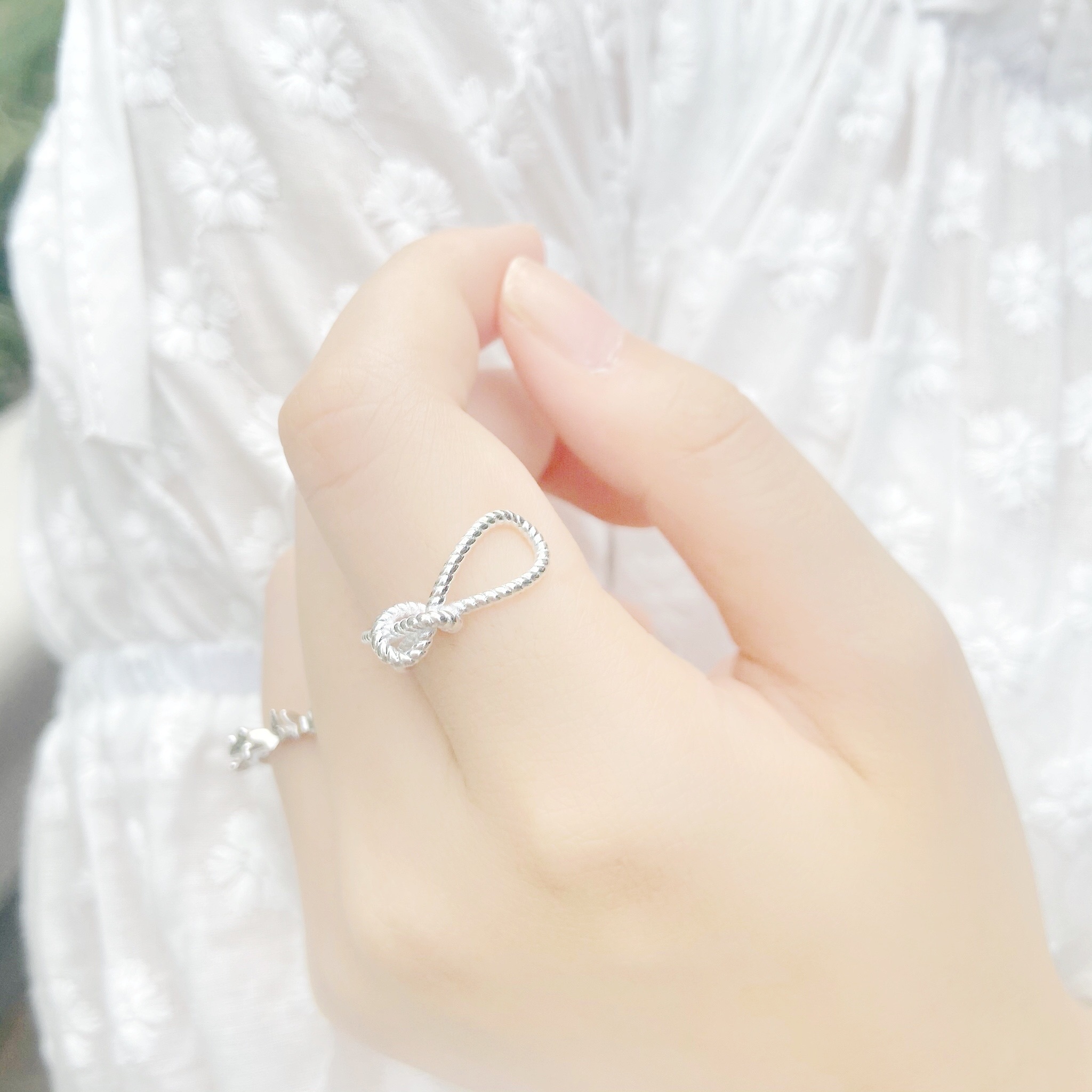 | 925純銀 | 紐結戒指 | RI0237 |