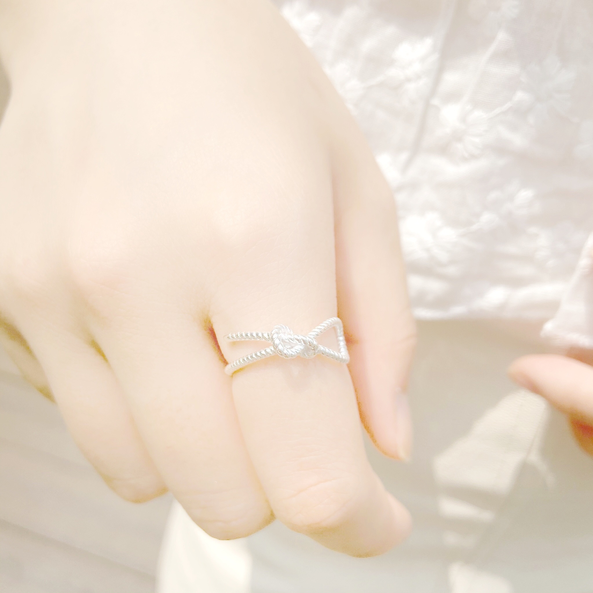 | 925純銀 | 紐結戒指 | RI0237 |