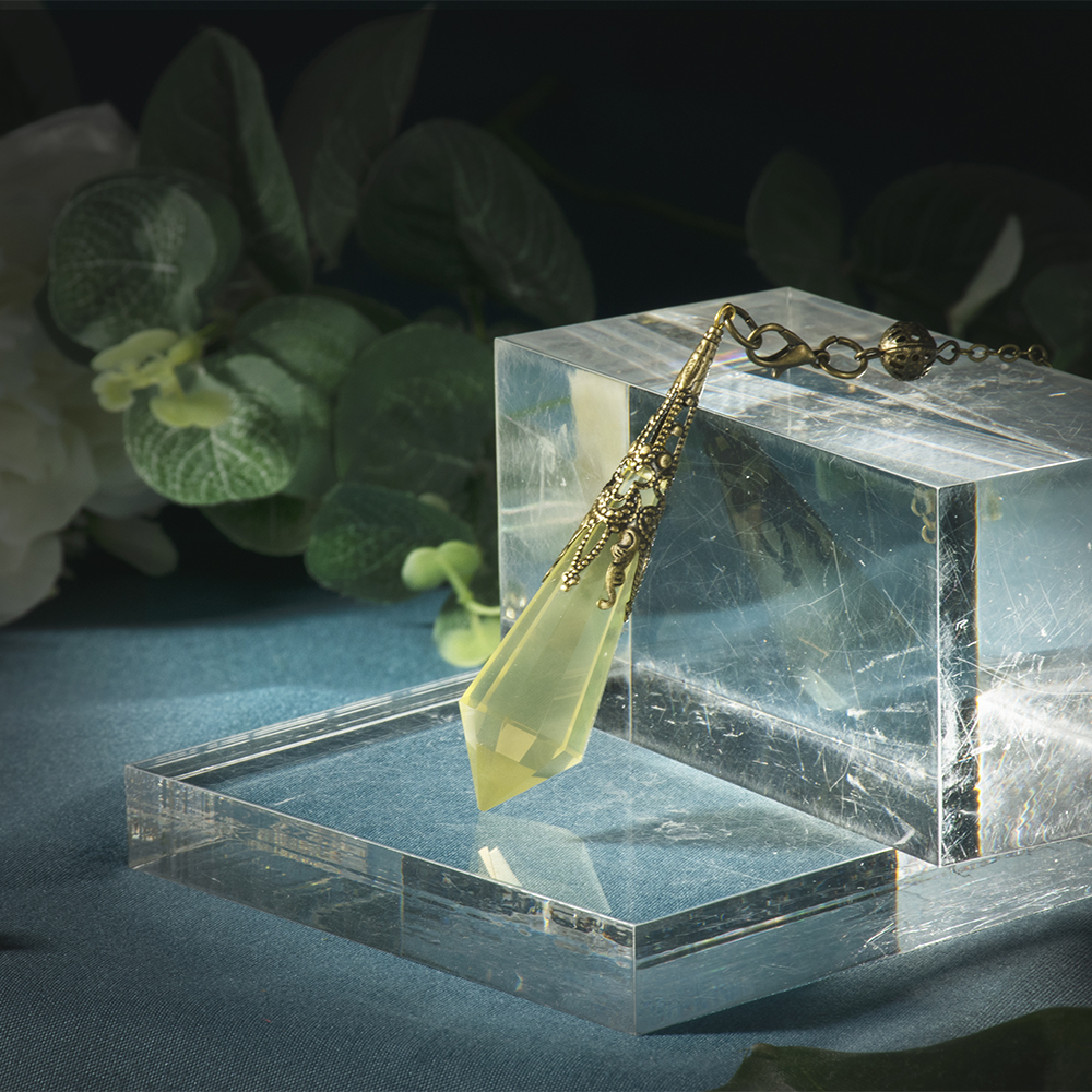 靈擺問事【水晶占卜靈擺】黃水晶靈擺