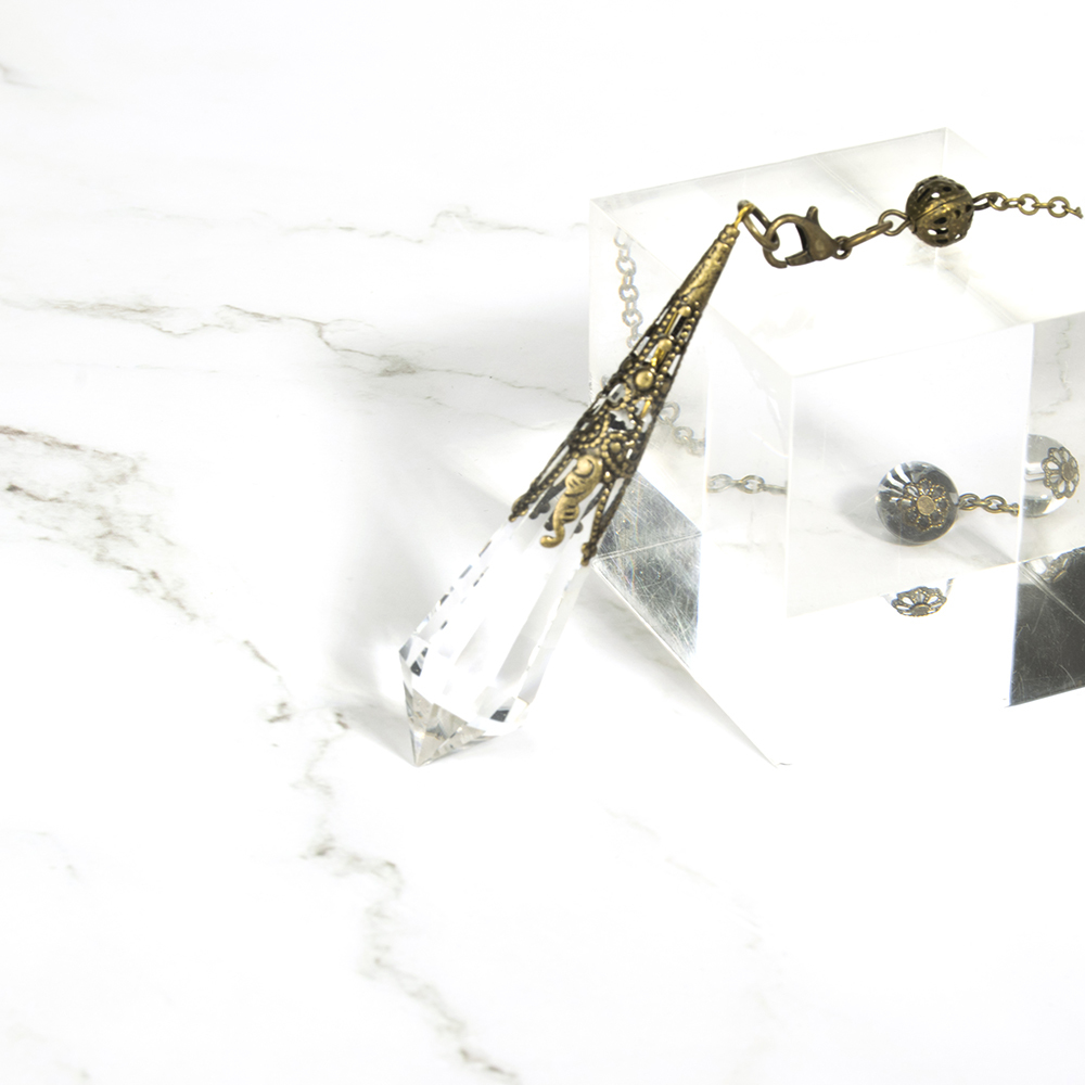 靈擺問事【水晶占卜靈擺】白水晶靈擺