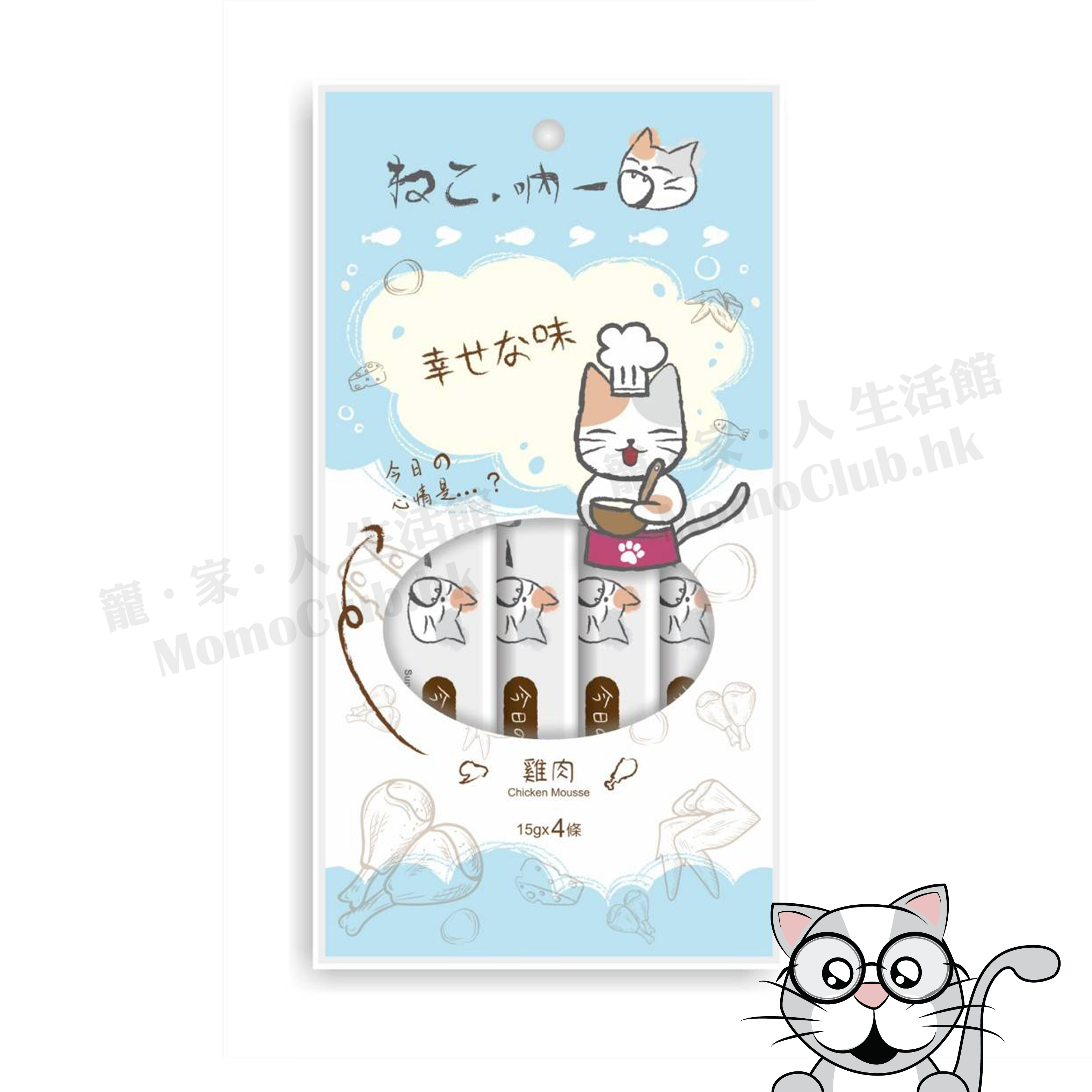 吶一口 - (貓肉泥) 雞肉 15gx4包
