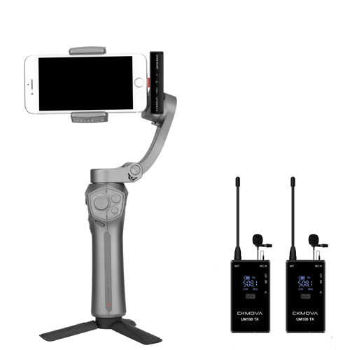 CKMOVA UM100 Kit4(RXUC+TX+TX) 一對二無線麥克風套組