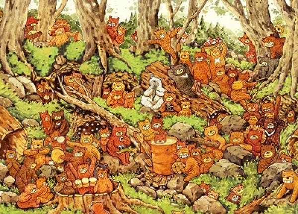 【PUZZLE STORY】afu 小熊森林大集合 500片拼圖