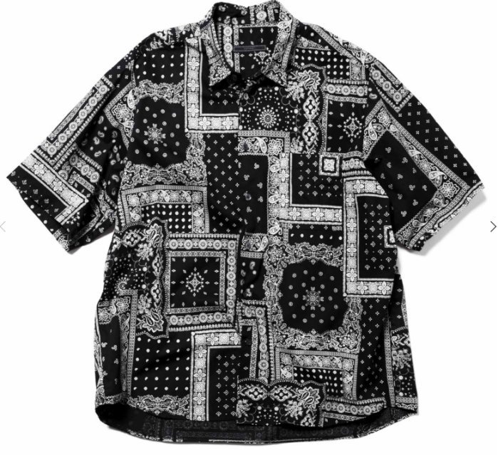 2021SS SOPHNET. S/S BAGGY REGULAR COLLAR SHIRT 變形蟲 襯衫