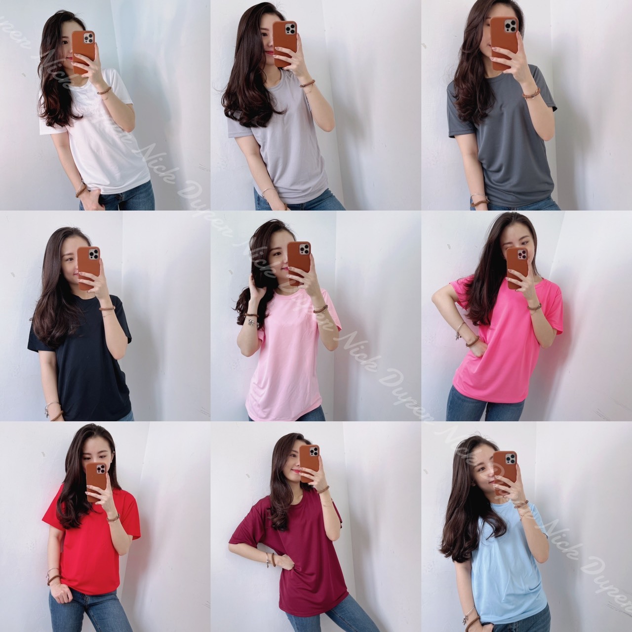 <夏天必備> 涼感排汗 百搭短袖 素T