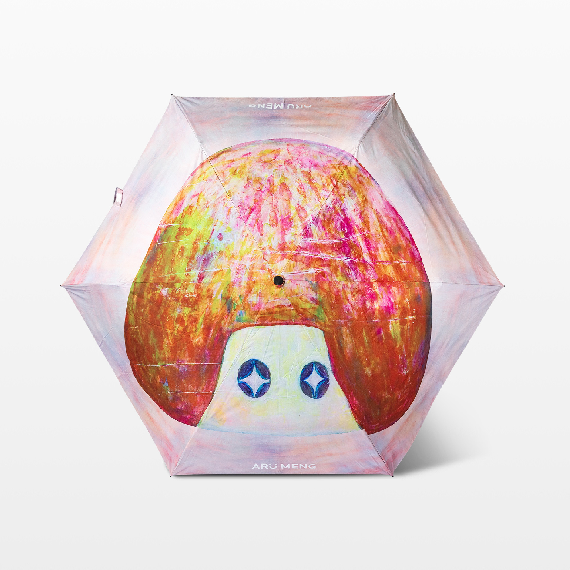 Rainbow House 晴雨傘 ARU藝術聯名 雨中的浪漫 防風 提袋式傘袋 大傘面