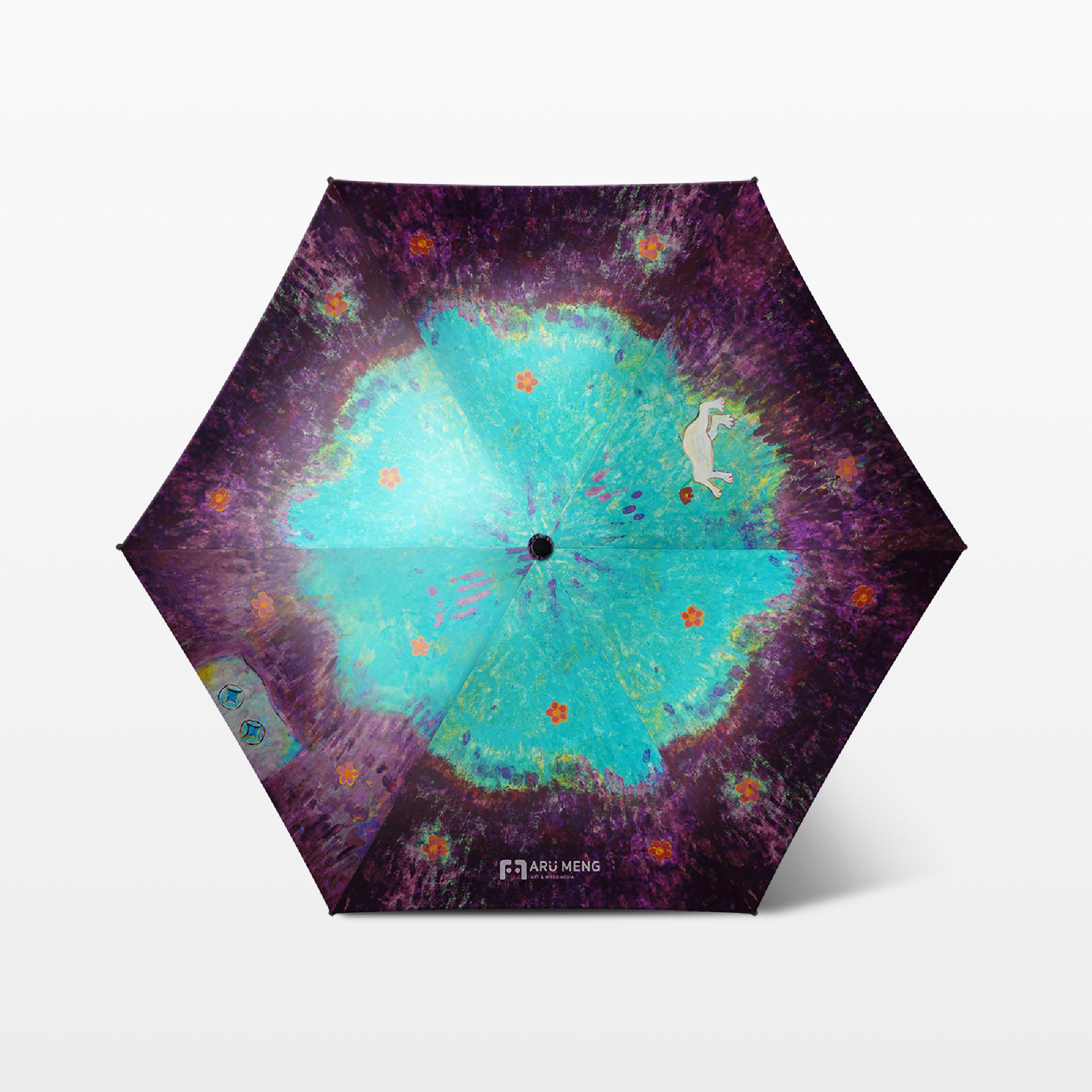 Rainbow House 晴雨傘 ARU藝術聯名 雨後花園 防風 自動傘 安全開收 大傘面