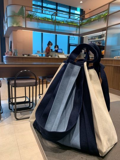 韓國代購>PLEATS MAMA TWO WAY SHOPPER BAG