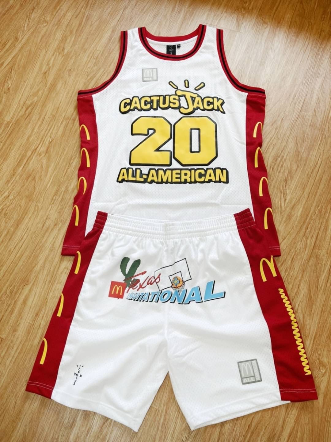 稀少現貨 Travis Scott x 麥當勞 聯名限定 球衣 球褲