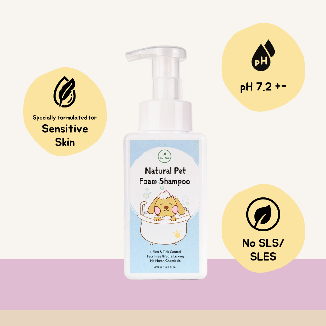 Natural Pet Foam Shampoo