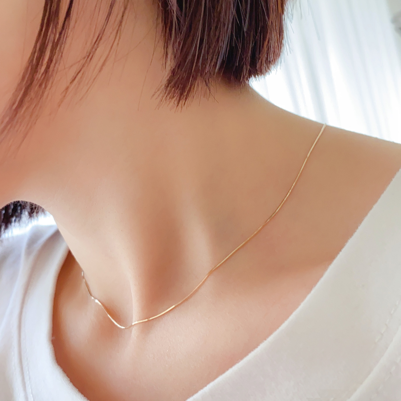 極細蛇鍊項鍊